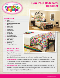 Sew This Bedroom: Bedskirt