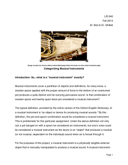 is a &ldquo;musical instrument&rdquo; - Amanda Glenn