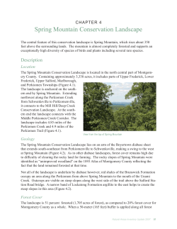 Spring Mountain Conservation Landscape