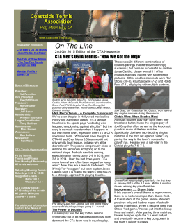 2015 Q2 PDF - Coastside Tennis Association