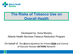 The Risks of Tobacco Use on Overall Health
