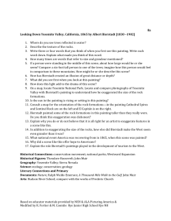 8a Looking Down Yosemite Valley, California