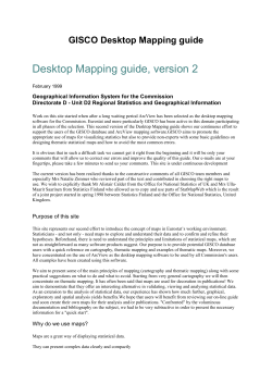 GISCO Desktop Mapping Guide