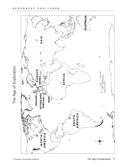 The Age of Exploration