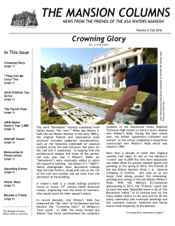 mansion columns newsletter fall 2010
