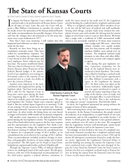 The State of Kansas Courts
