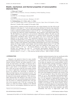 Elastic, mechanical, and thermal properties of
