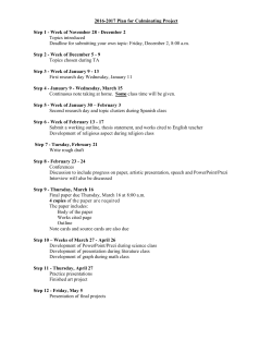 ST. THOMAS AQUINAS MIDDLE SCHOOL 8TH GRADE