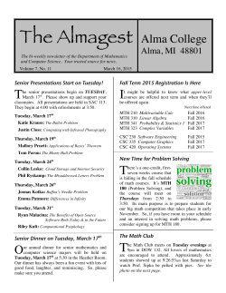 Almagest Vol 7 No 11