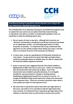 Mexfield Advice 2015 - Confederation of Co