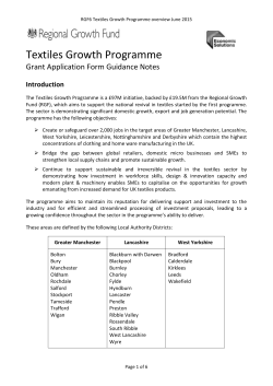 Textiles Growth Programme