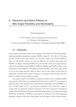 chapter 05 electronic and steric effects on bite angle flexibility and
