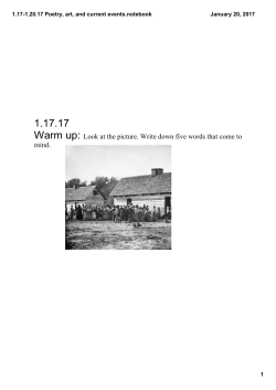 1.17-1.20.17 Poetry, art, and current events - CVHS-E1-16-17