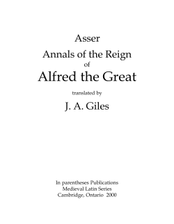 Alfred the Great - York University