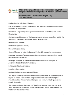 Read more - Mogale City