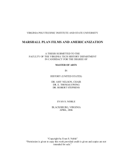 marshall plan films and americanization