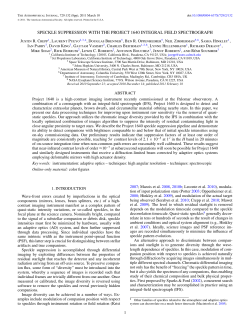 speckle suppression with the project 1640 integral field spectrograph