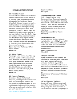 Silent Auction Preview