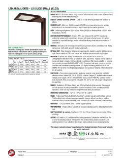led area lights - lsi slice small (xlcs)