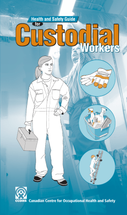 Health and Safety Guide for Custodial Workers