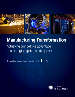 Manufacturing Transformation