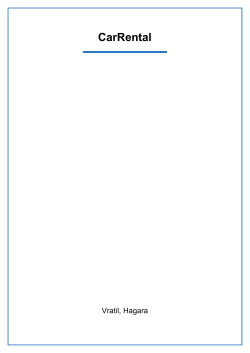 Use Case Descriptions