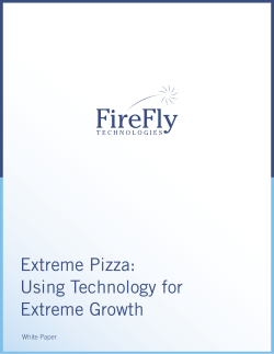 Extreme Pizza: Using Technology for Extreme Growth
