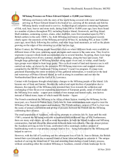 Mi`kmaq History on PEI - Mi`kmaq Confederacy of PEI