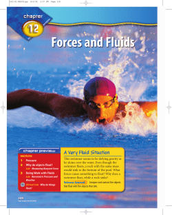 Forces and Fluids