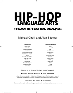 Hip-Hop Language Arts