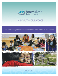 nipivut &ndash; our voice - Ottawa Inuit Children`s Centre