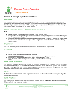 P04-Gravity - Science from Scientists