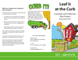 Leaf Collection Brochure