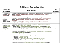 OK History Curriculum Map