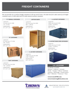 FREIGHT CONTAINERS