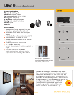Series LEDW120 product information sheet