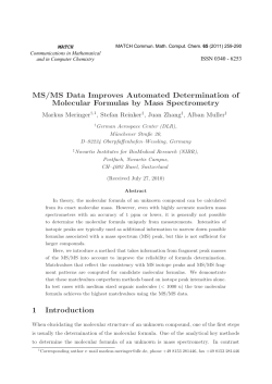 MS/MS Data Improves Automated Determination of Molecular