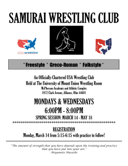 samurai wrestling club registration