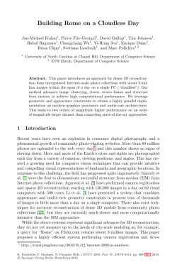 LNCS 6314 - Building Rome on a Cloudless Day