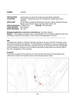 62 PARISH Tibshelf APPLICATION Construction of a driv