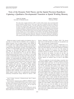 Capturing a qualitative developmental transition