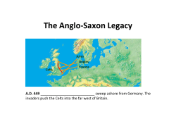 The Anglo-Saxon Legacy