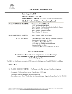 T BOARD BOARD The Civil Se ROLL C 1) CLO Pursu Confe Khev D