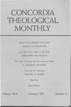 The Curse of Canaan and the American Negro