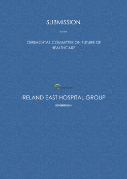 Briefing on the Ireland East Hospital Group