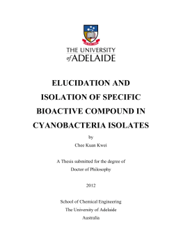 elucidation and isolation of specific bioactive compound in