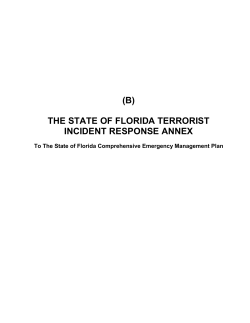 Terrorist Incident Response Annex