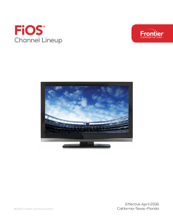 FiOS - GE Marketing