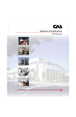 Life Sciences - CAS Architects