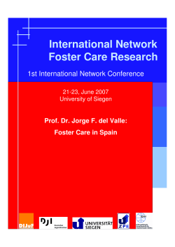 SIEGEN FOSTER CARE SPAIN - del Valle